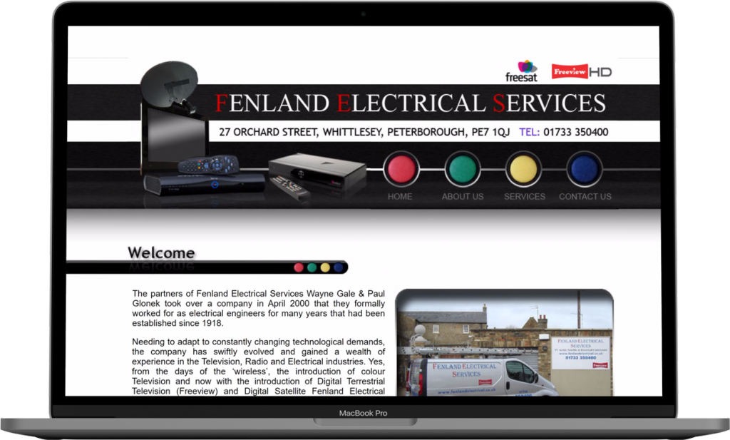 Fenland Electrical Services Old Website